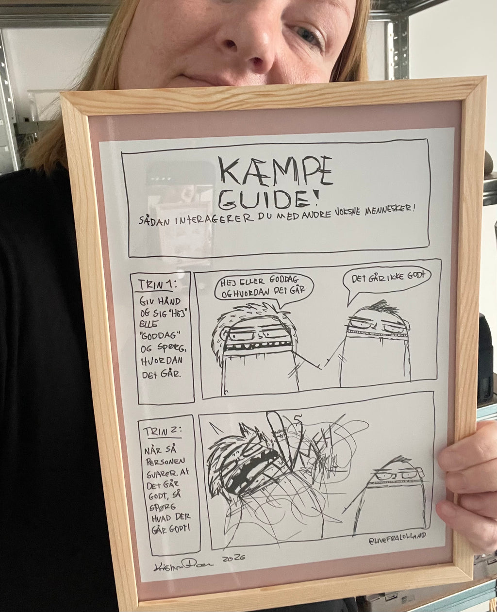 ORIGINALTEGNING / SÅDAN INTERAGERER DU MED ANDRE MENNESKER (A4)