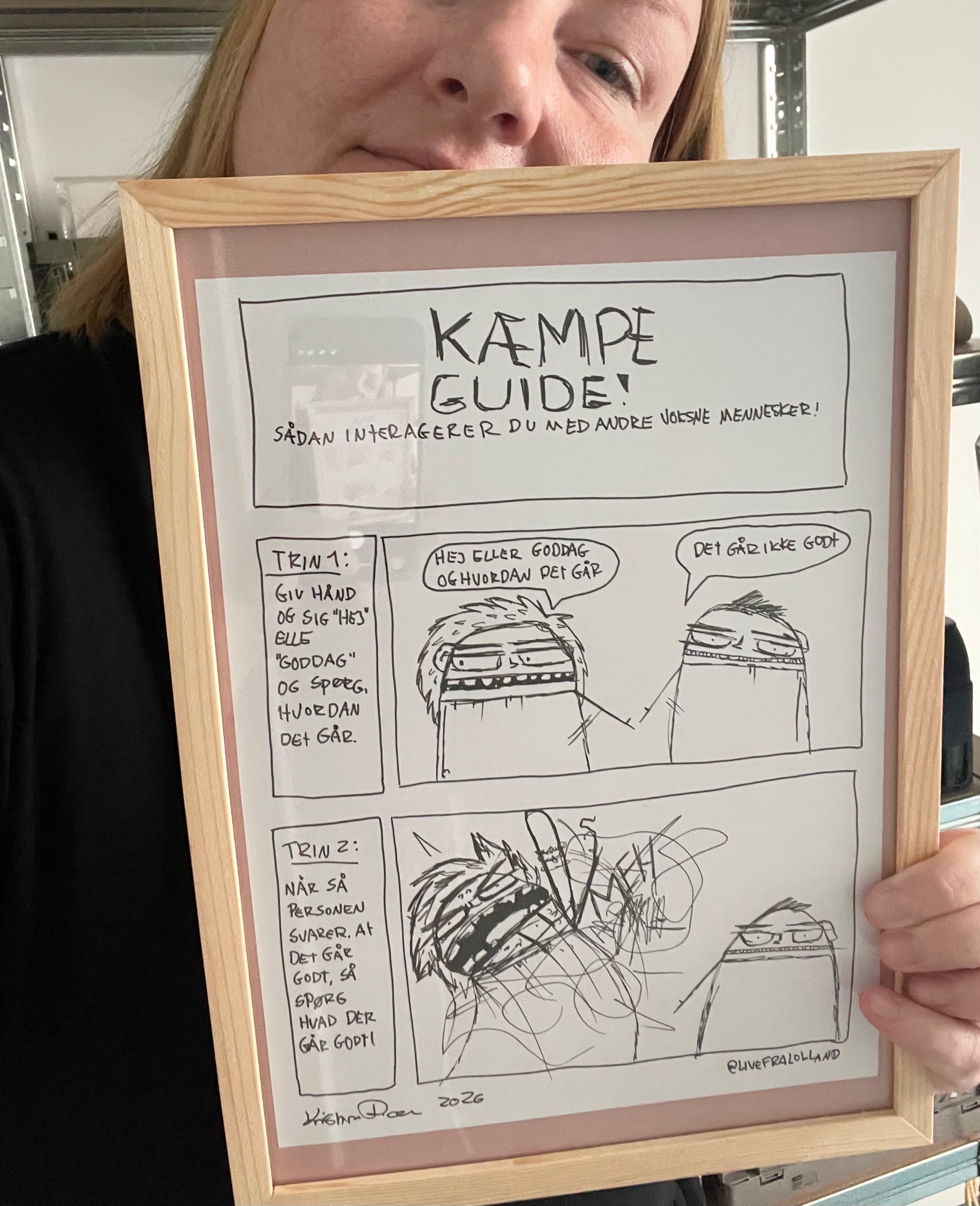 ORIGINALTEGNING / SÅDAN INTERAGERER DU MED ANDRE MENNESKER (A4)