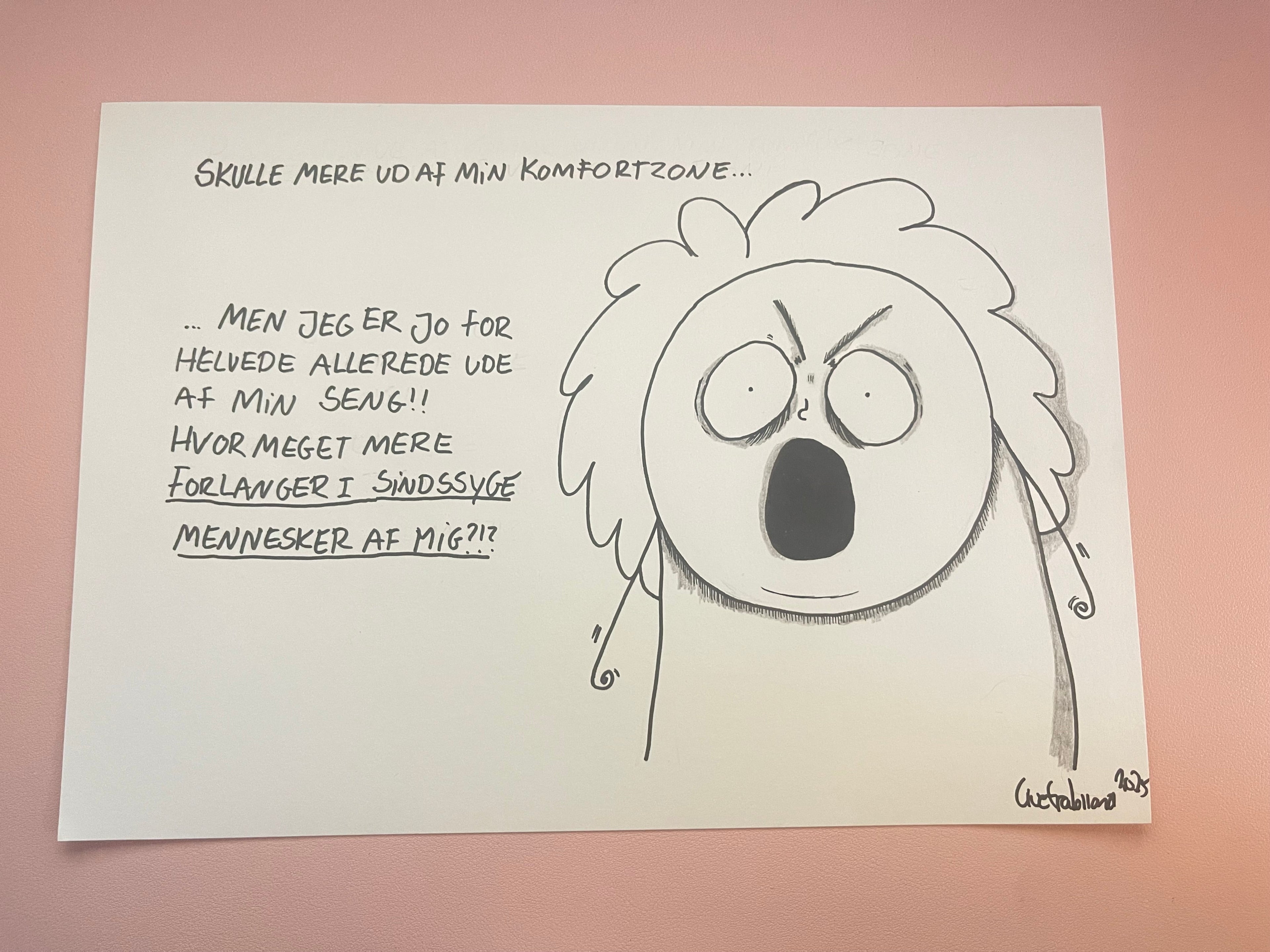 ORIGINALTEGNING // KOMFORTZONEN