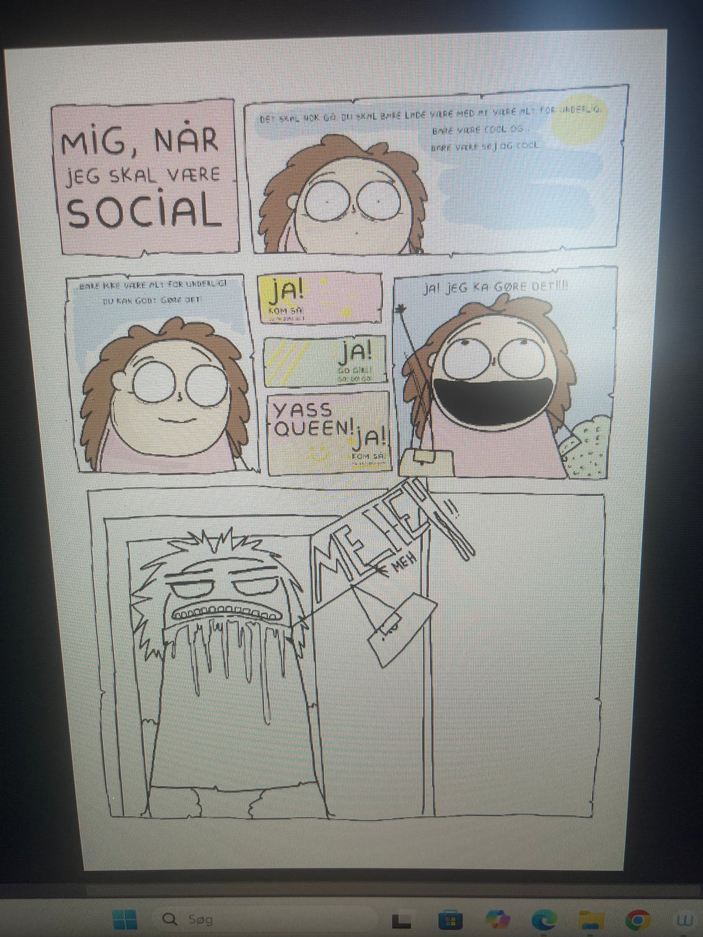 ORIGINALTEGNING / MEH!
