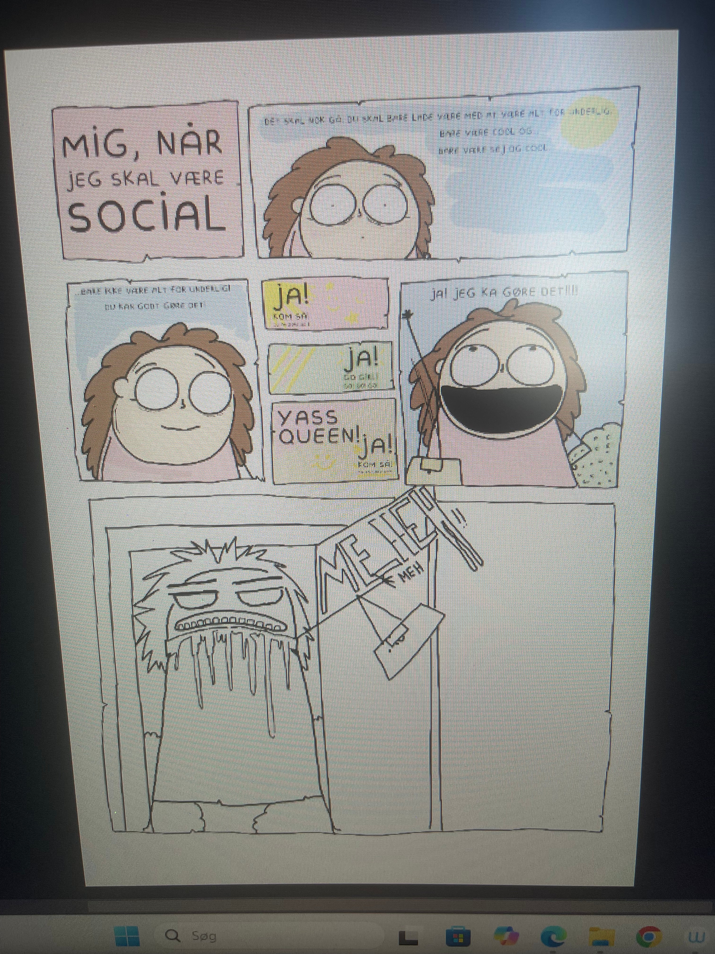 ORIGINALTEGNING / MEH!