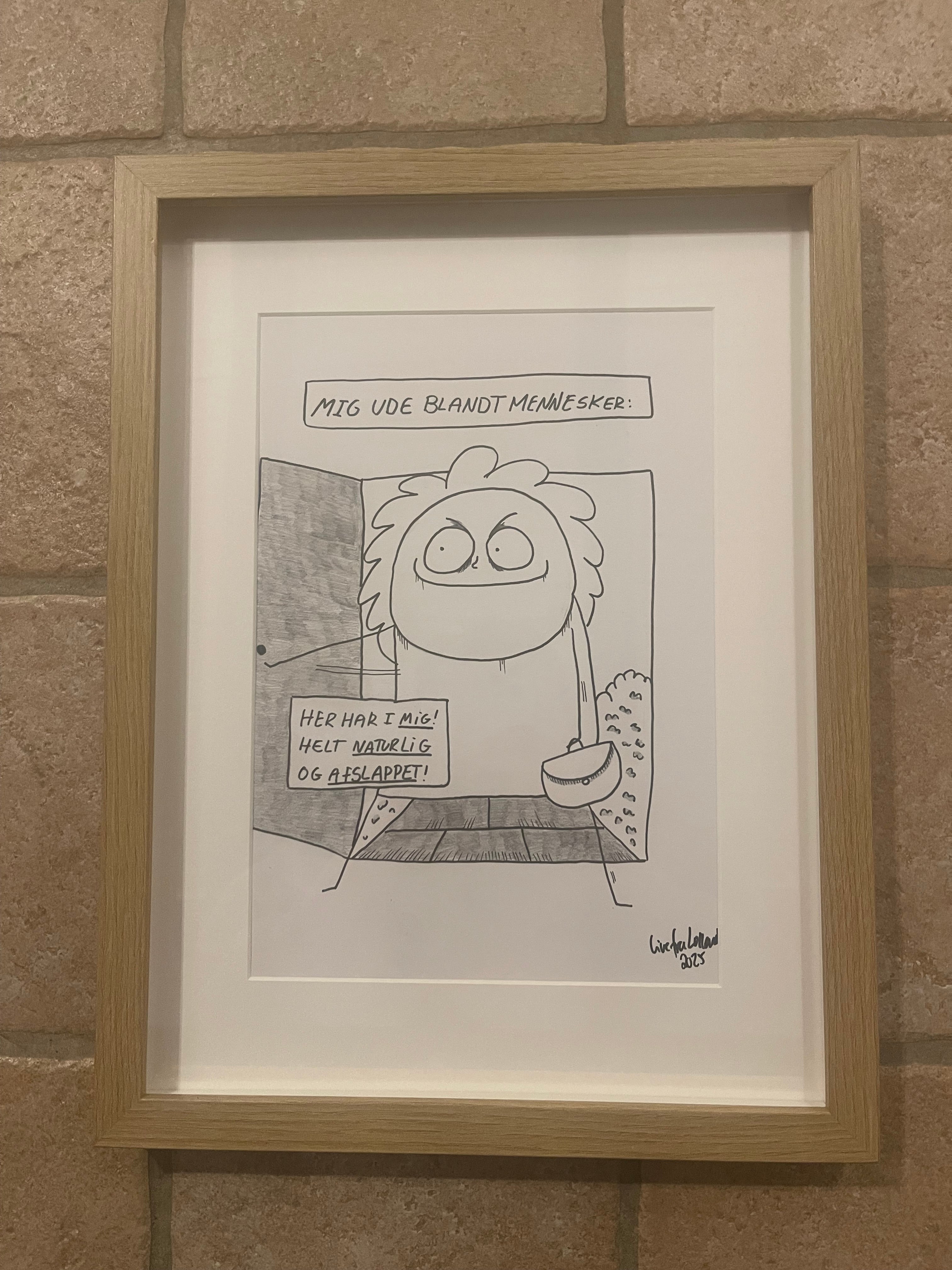 ORIGINALTEGNING // MIG BLANDT ANDRE MENNESKER