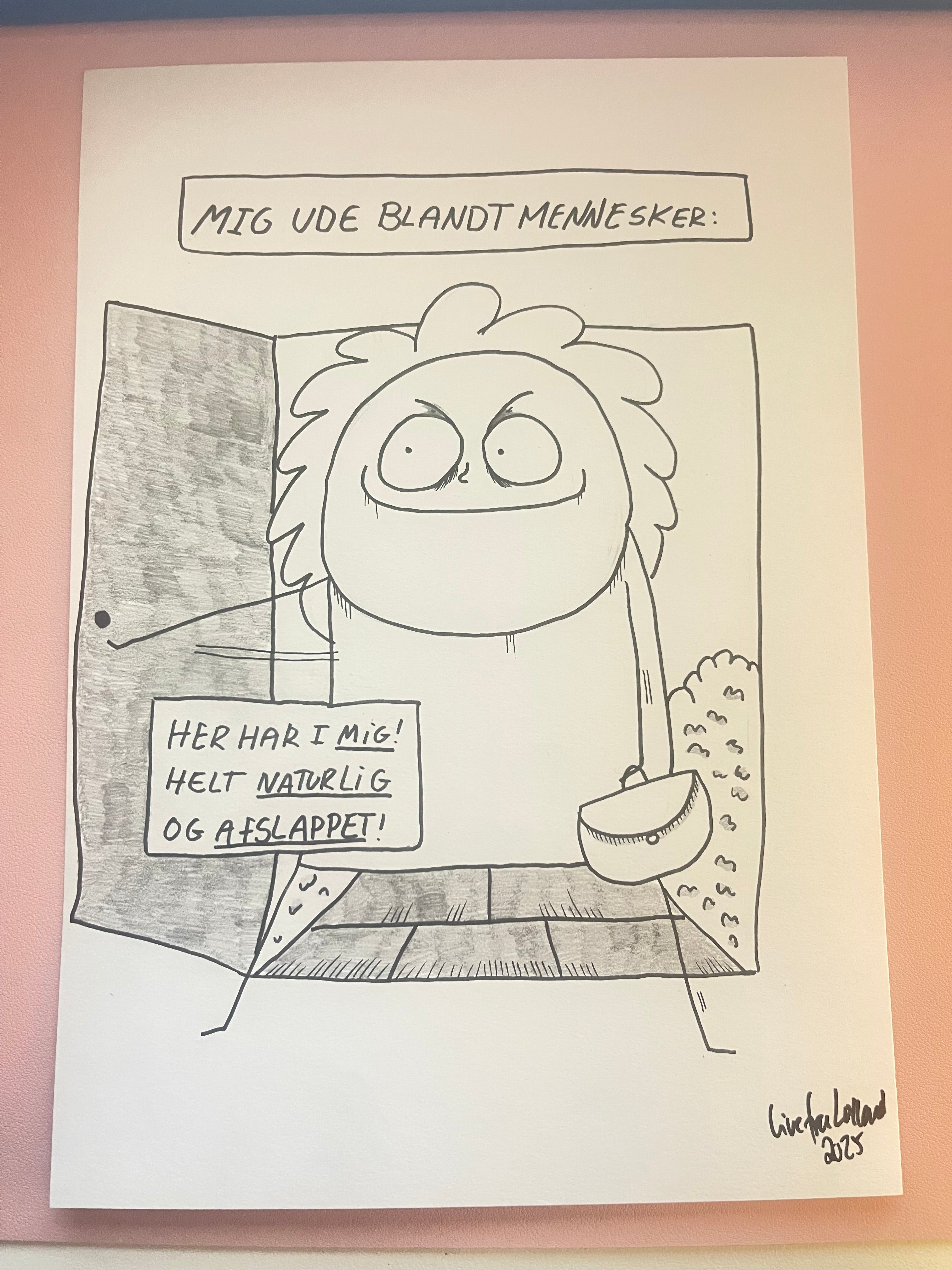 ORIGINALTEGNING // MIG BLANDT ANDRE MENNESKER