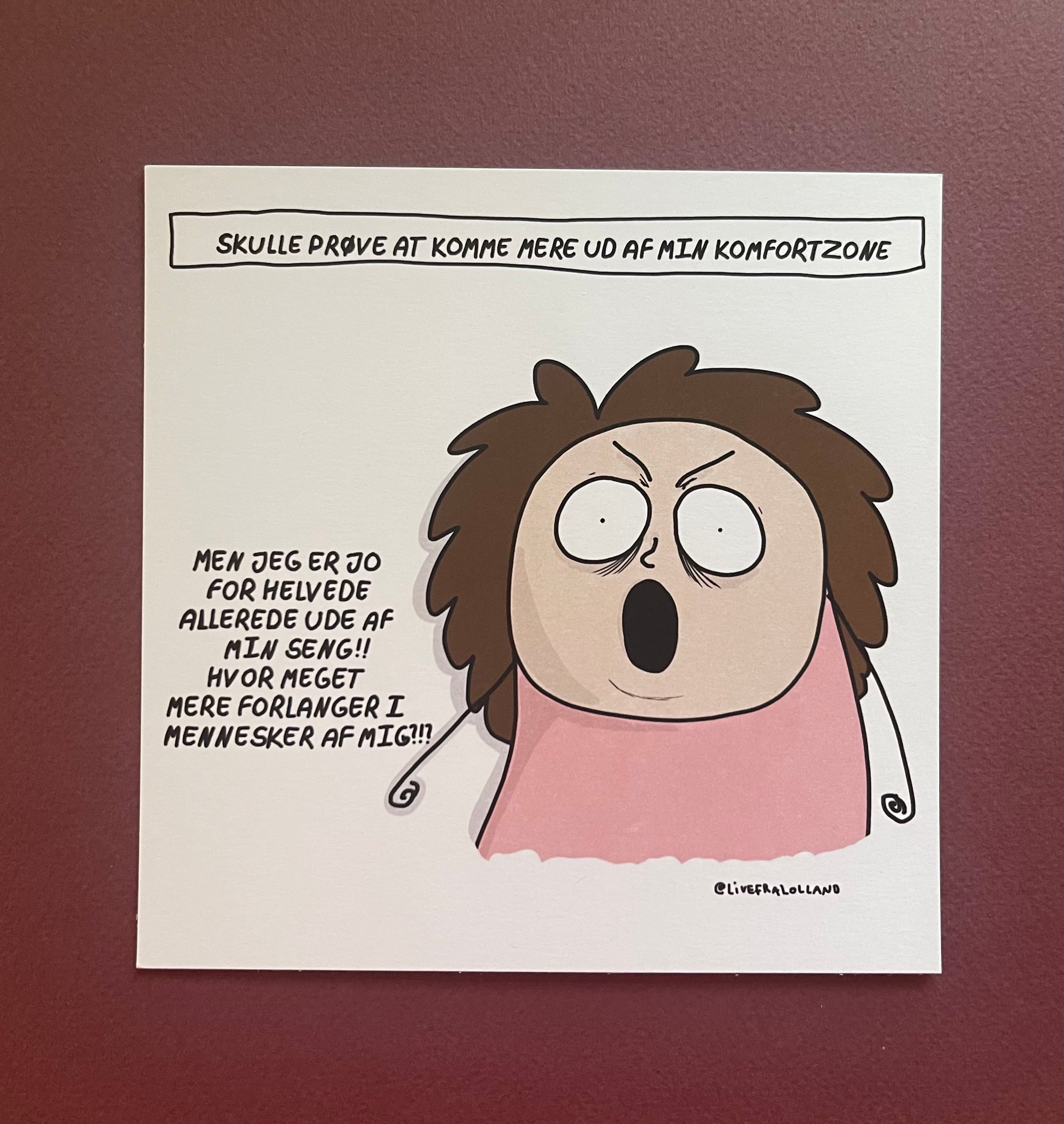 KVADRATISK KORT (14,1 X 14,1 CM) // KOMFORTZONEN