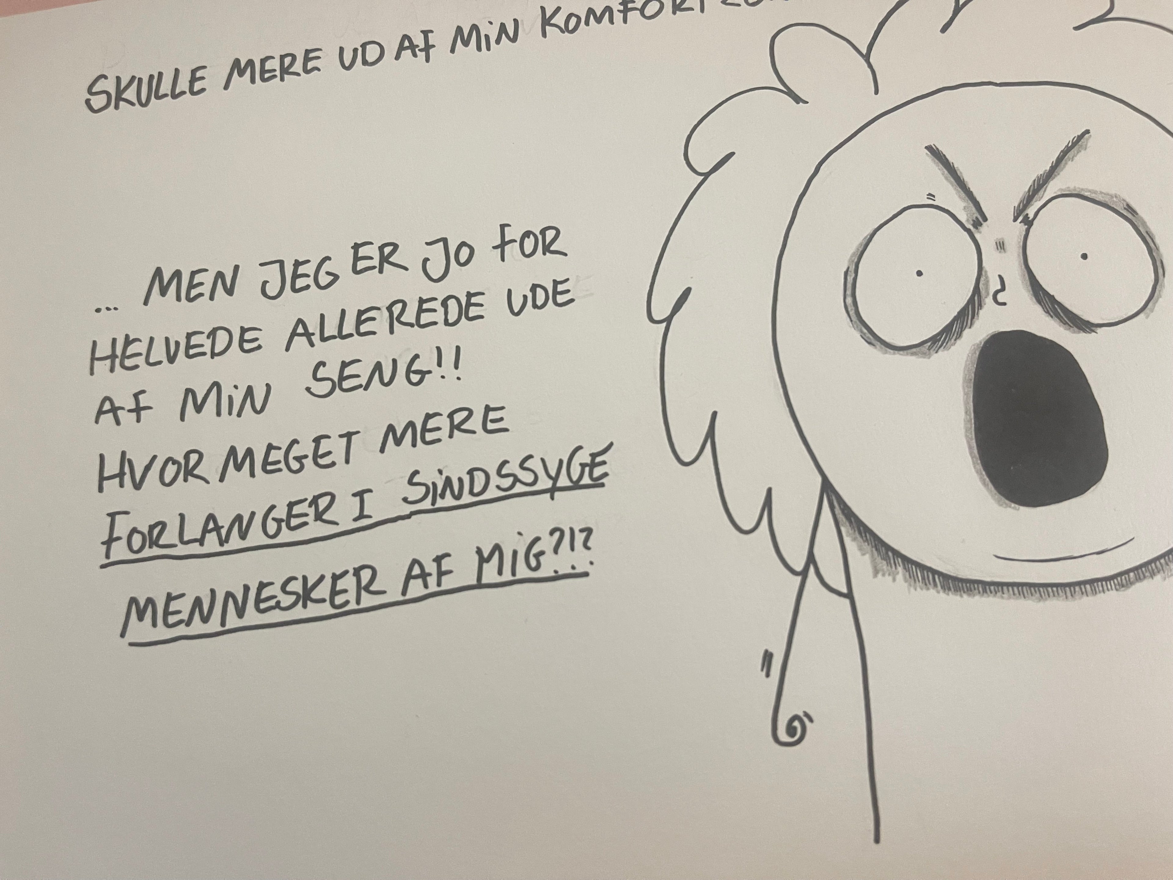 ORIGINALTEGNING // KOMFORTZONEN