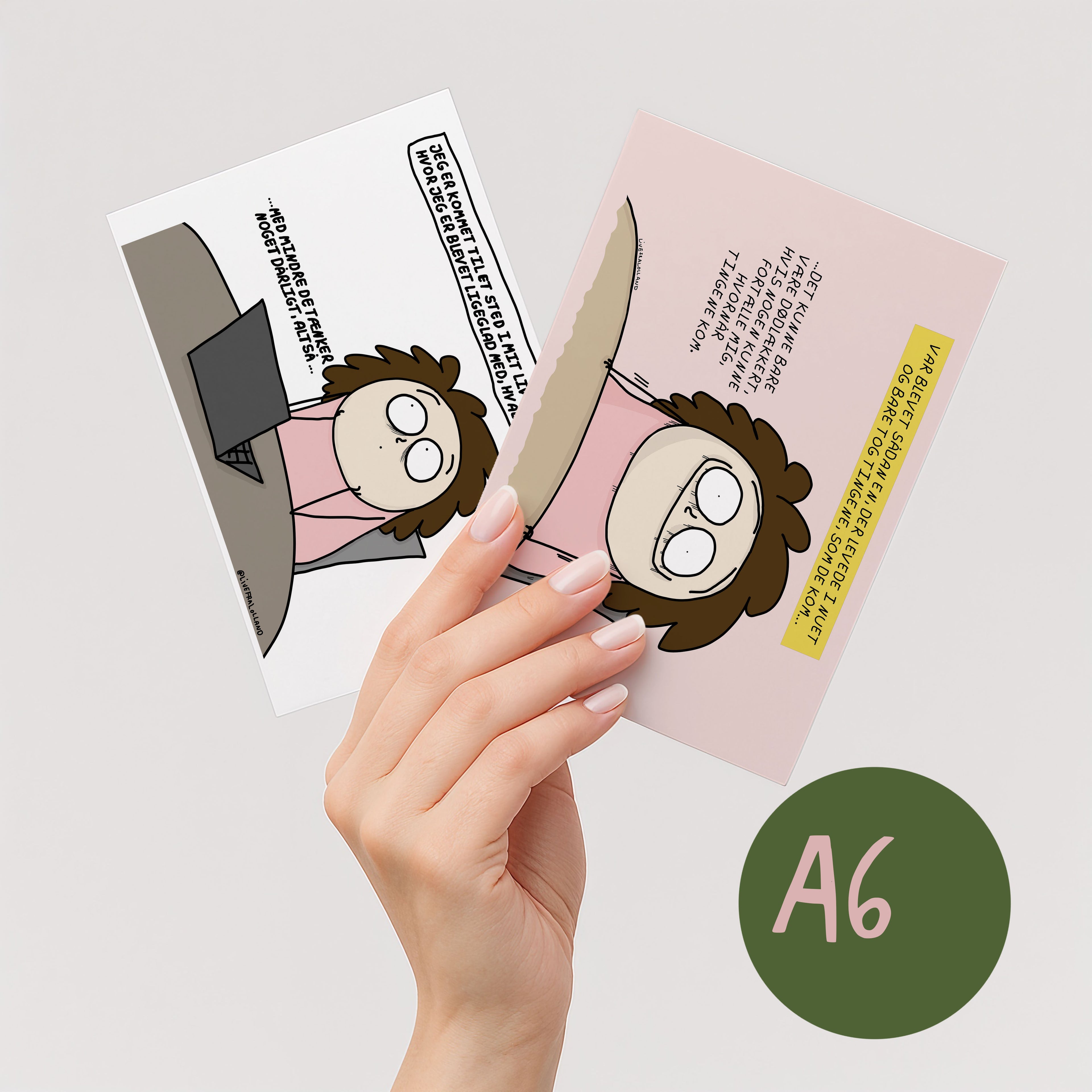 TAGER TINGENE SOM DE KOMMER