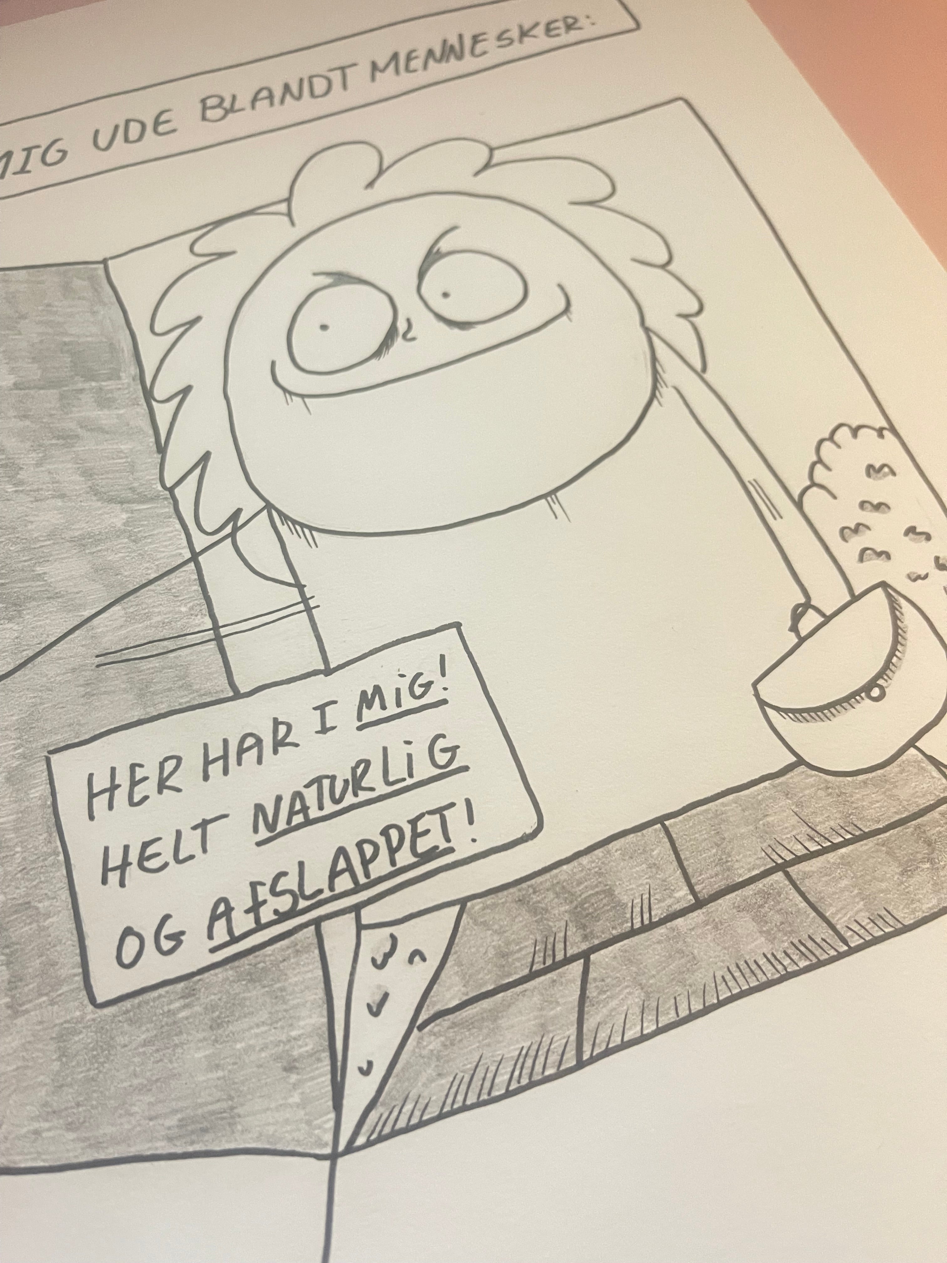 ORIGINALTEGNING // MIG BLANDT ANDRE MENNESKER