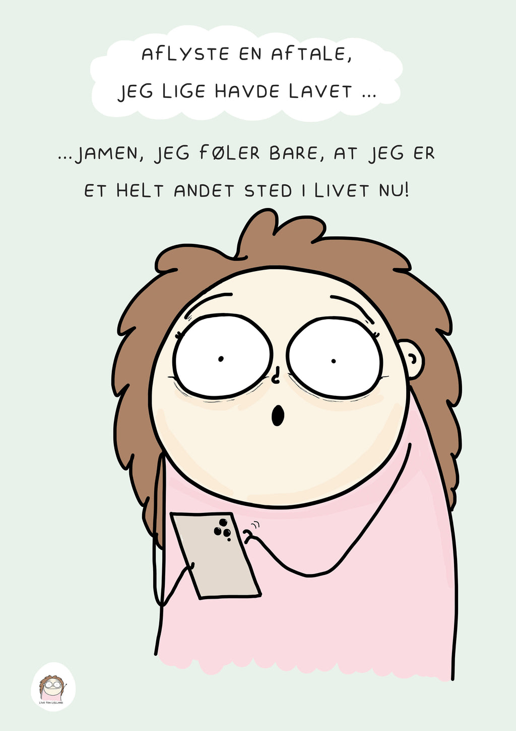 SIGNERET MINIPRINT (14,8 X 21 CM) // ET HELT ANDET STED I LIVET