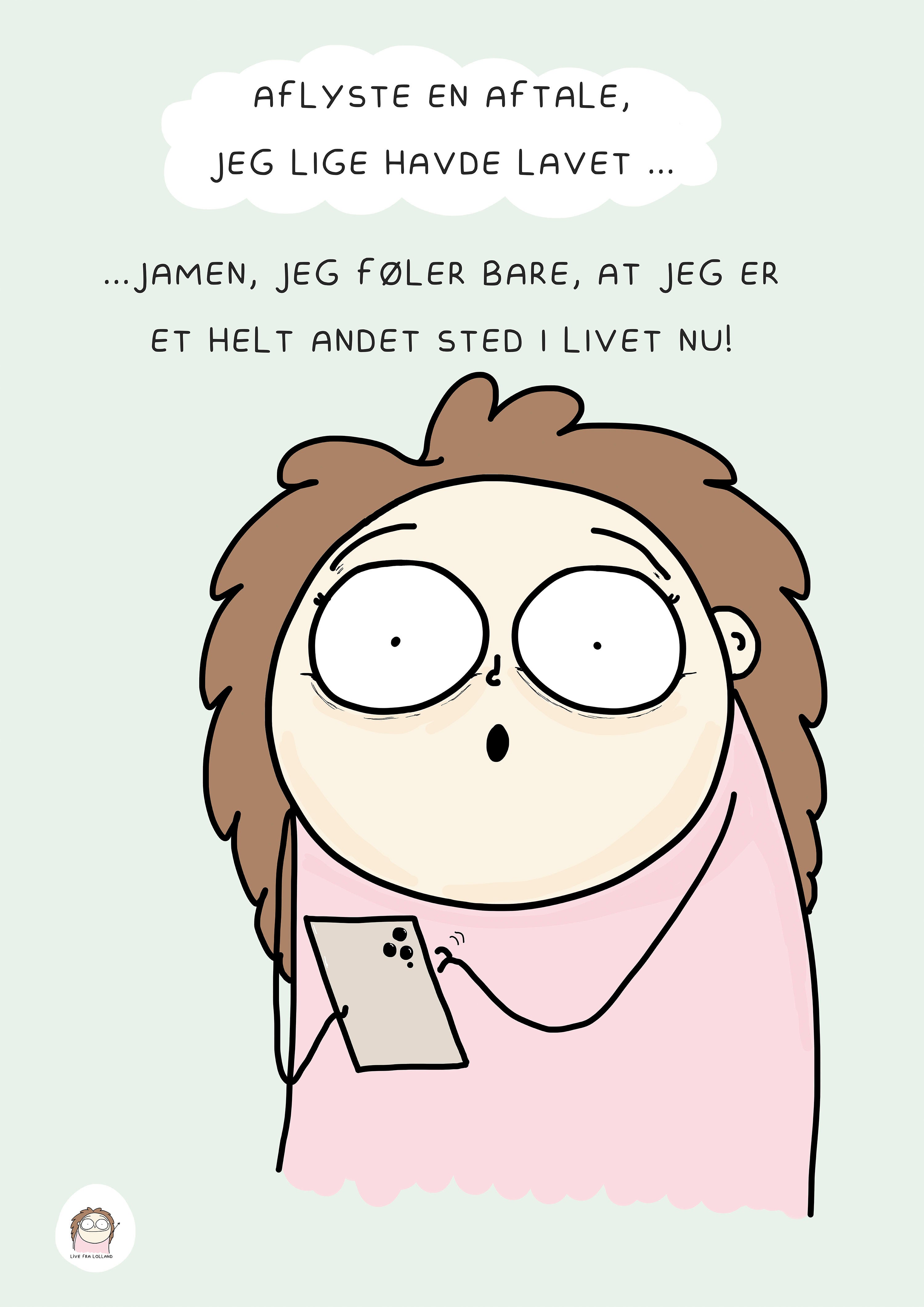 SIGNERET MINIPRINT (14,8 X 21 CM) // ET HELT ANDET STED I LIVET