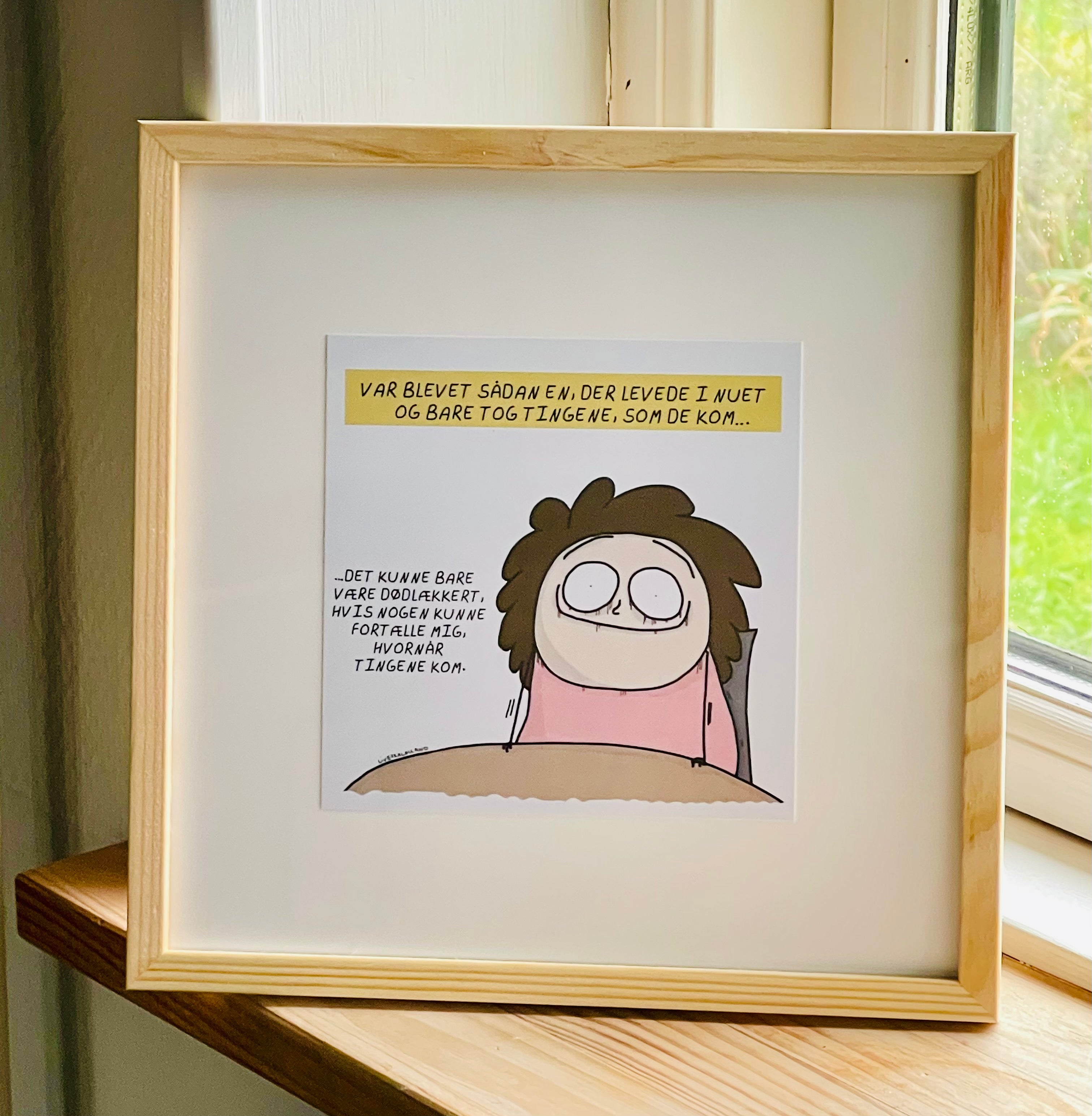 KVADRATISK KORT (14,1 X 14,1 CM) // HVORNÅR TINGENE KOMMER