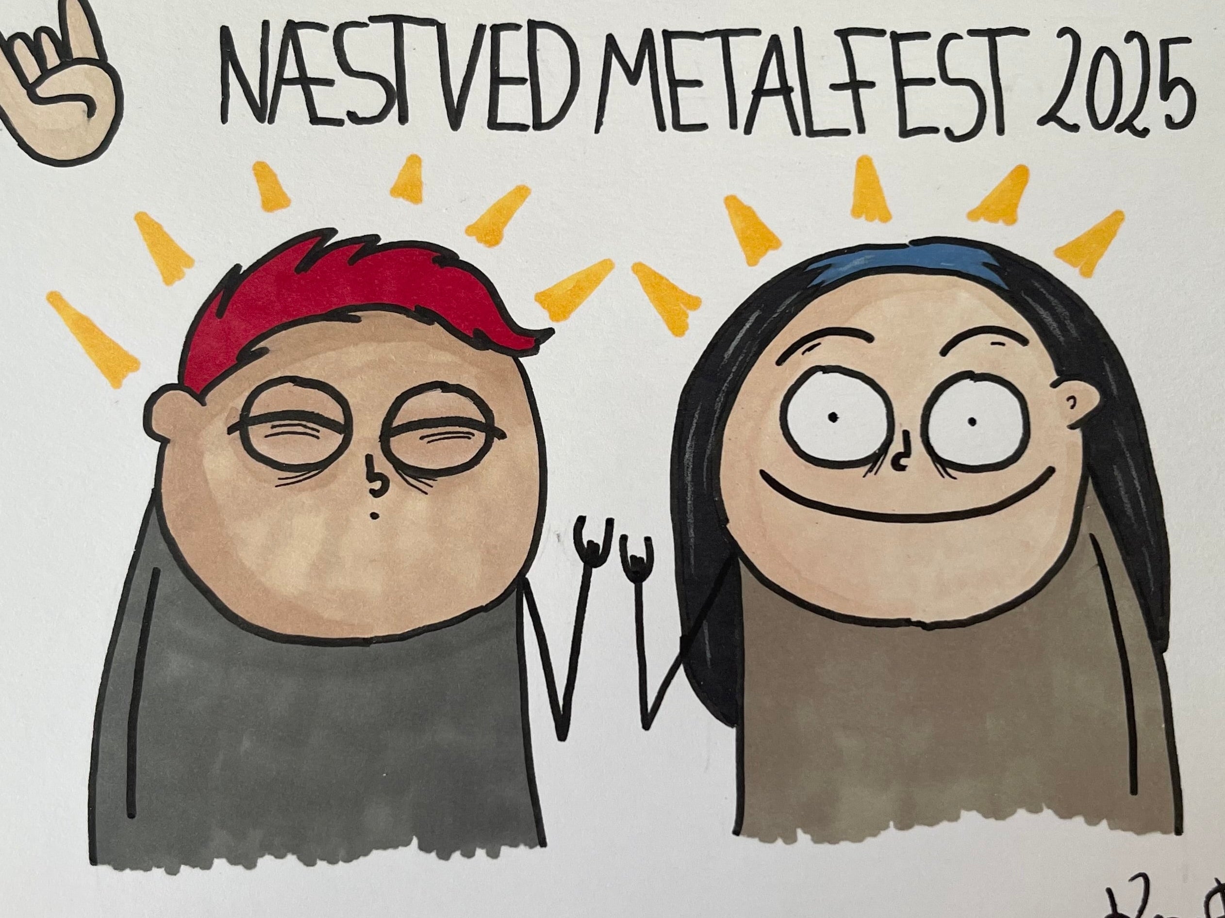 Portrættegning efter foto – 1-2 personer (A5)