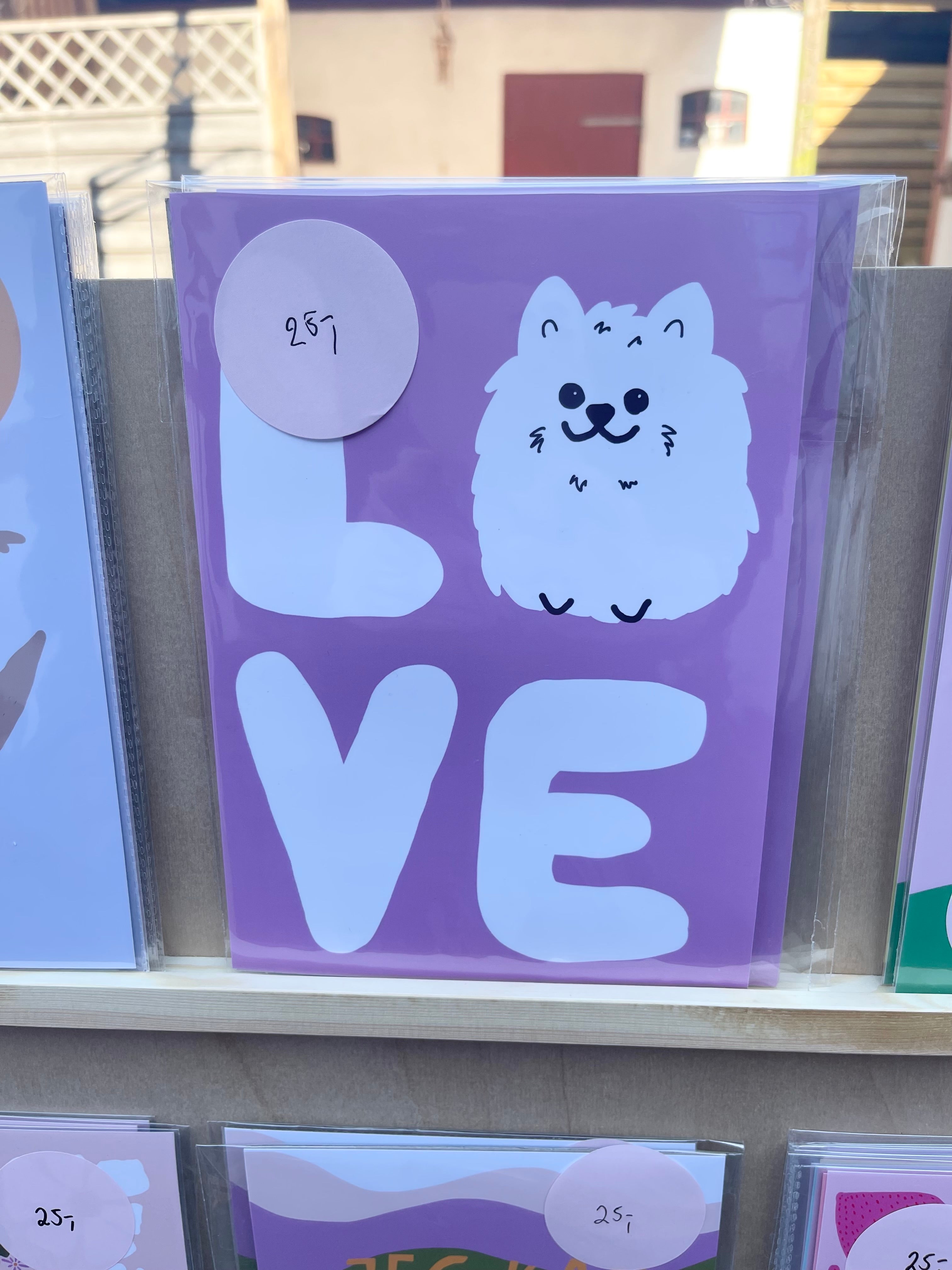 Restsalg – LOVE lilla