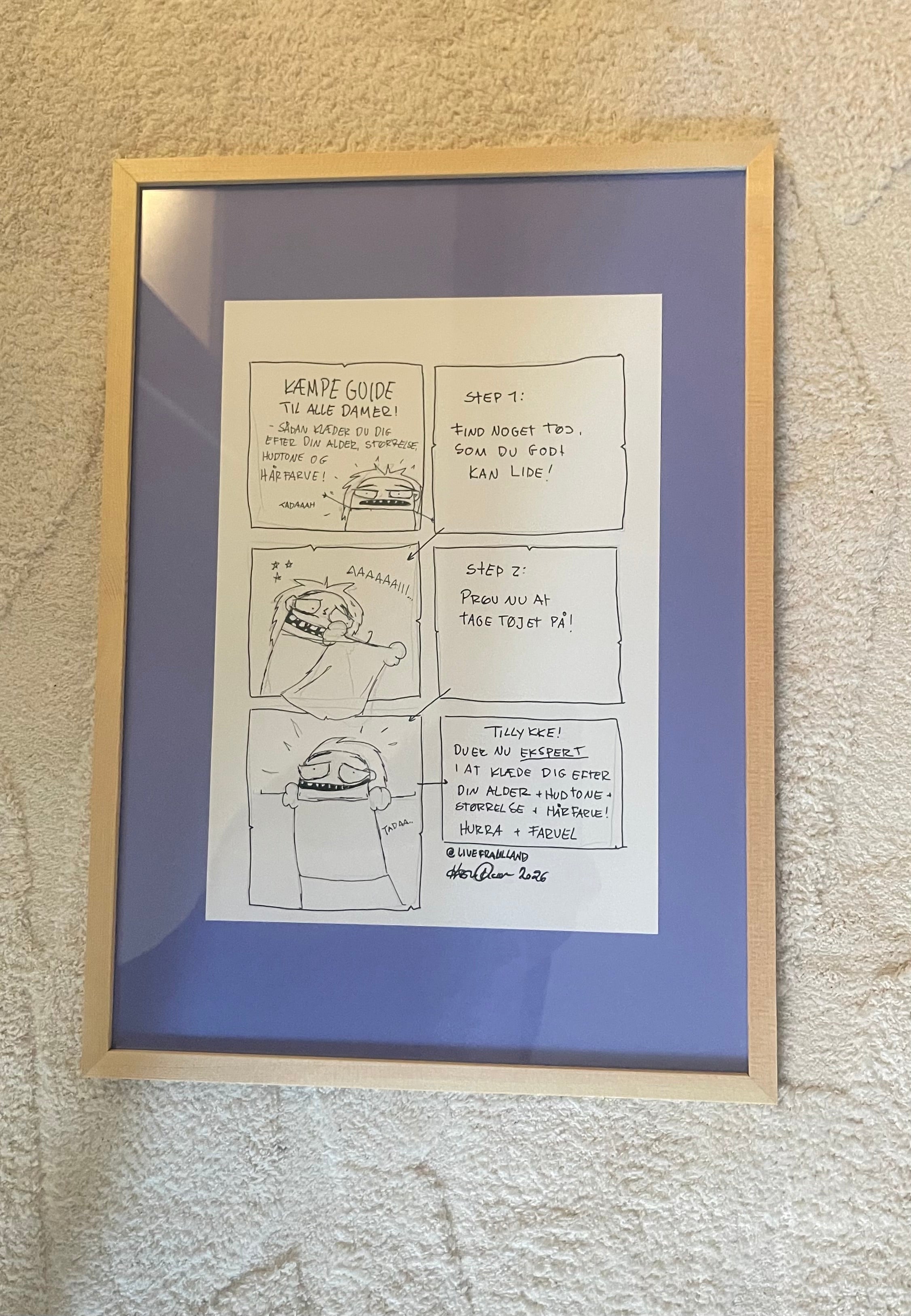 ORIGINALTEGNING / SÅDAN KLÆDER DU DIG ...