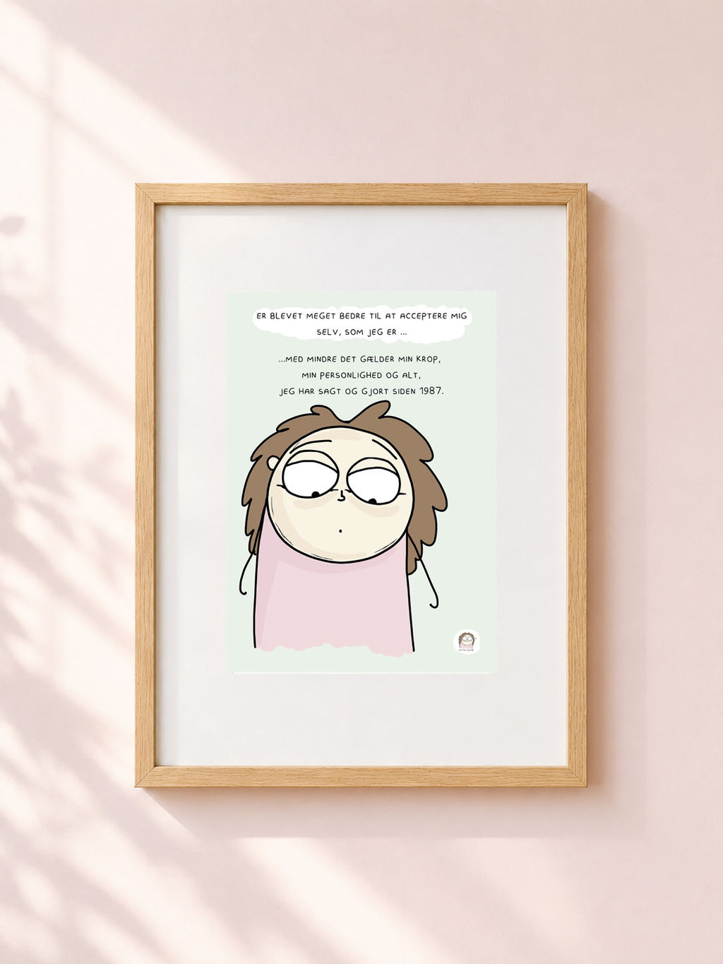 SIGNERET MINIPRINT (14,8 X 21 CM) // ACCEPTERE MIG SELV