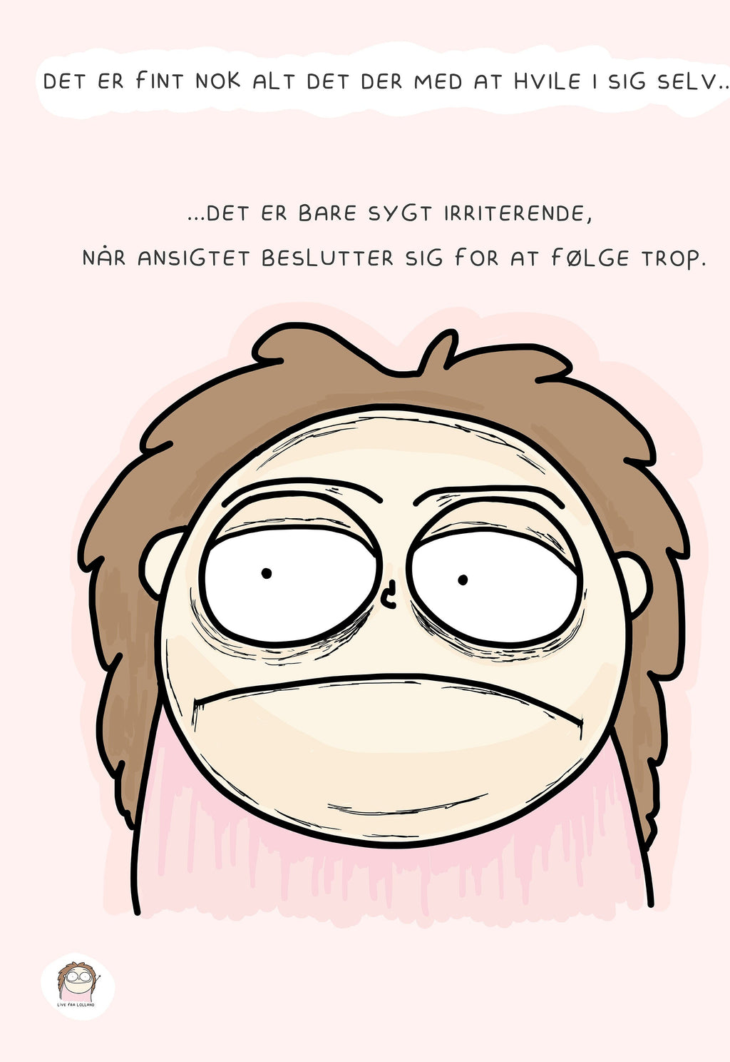 SIGNERET MINIPRINT (14,8 X 21 CM) // DET ER FINT NOK