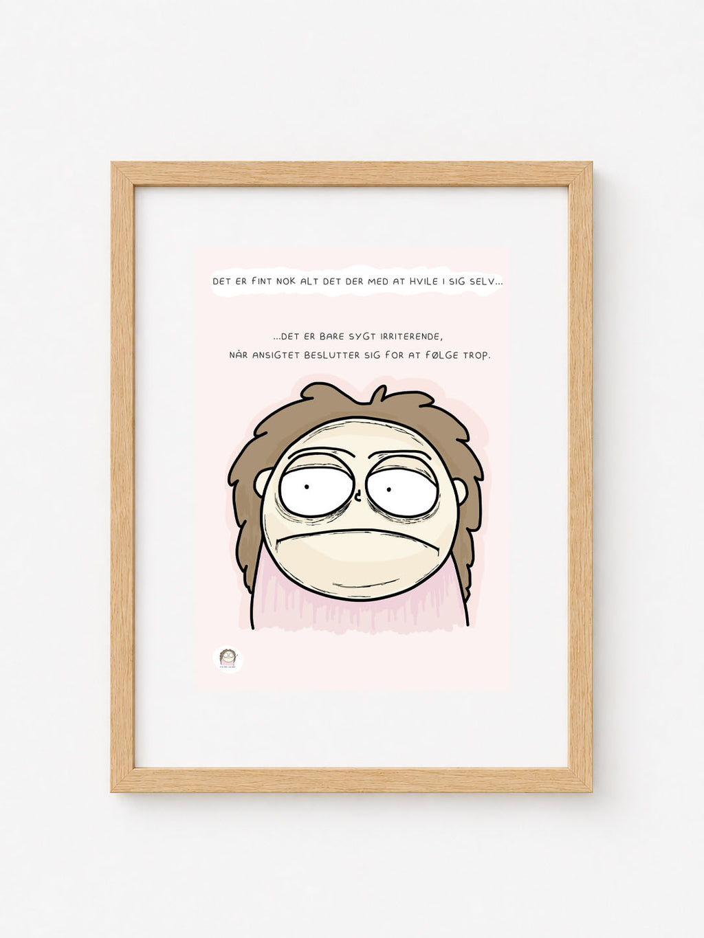 SIGNERET MINIPRINT (14,8 X 21 CM) // DET ER FINT NOK