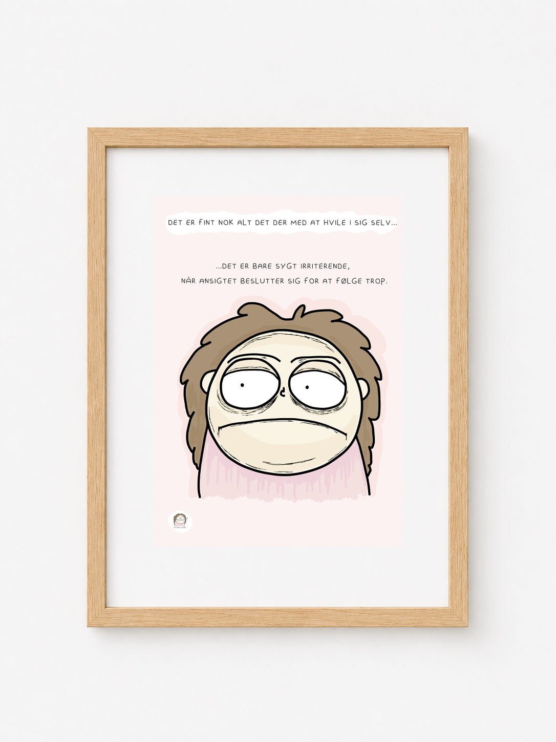 SIGNERET MINIPRINT (14,8 X 21 CM) // DET ER FINT NOK