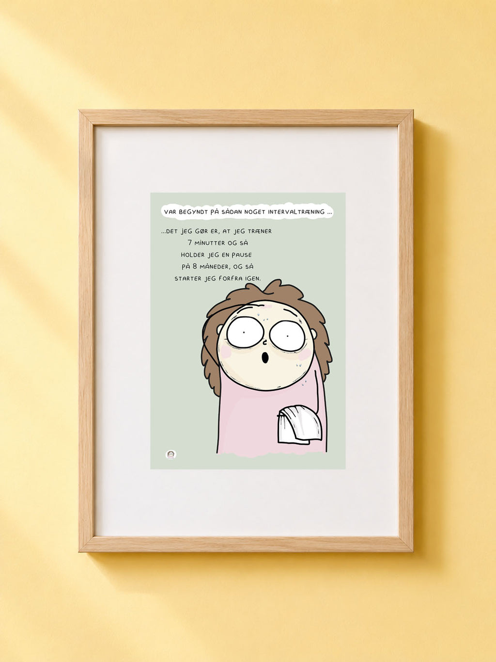 SIGNERET MINIPRINT (14,8 X 21 CM) // INTERVALTRÆNING