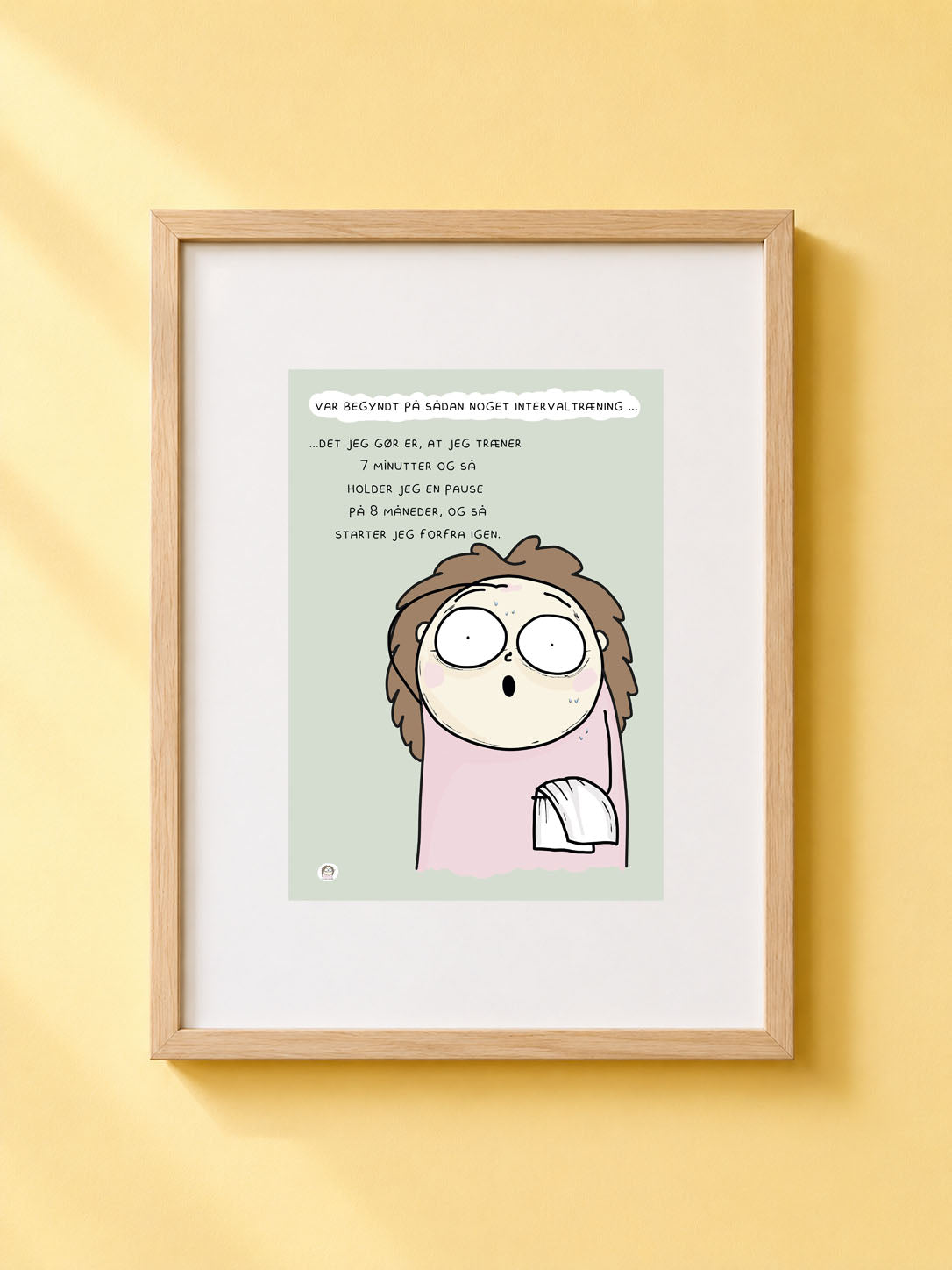 SIGNERET MINIPRINT (14,8 X 21 CM) // INTERVALTRÆNING