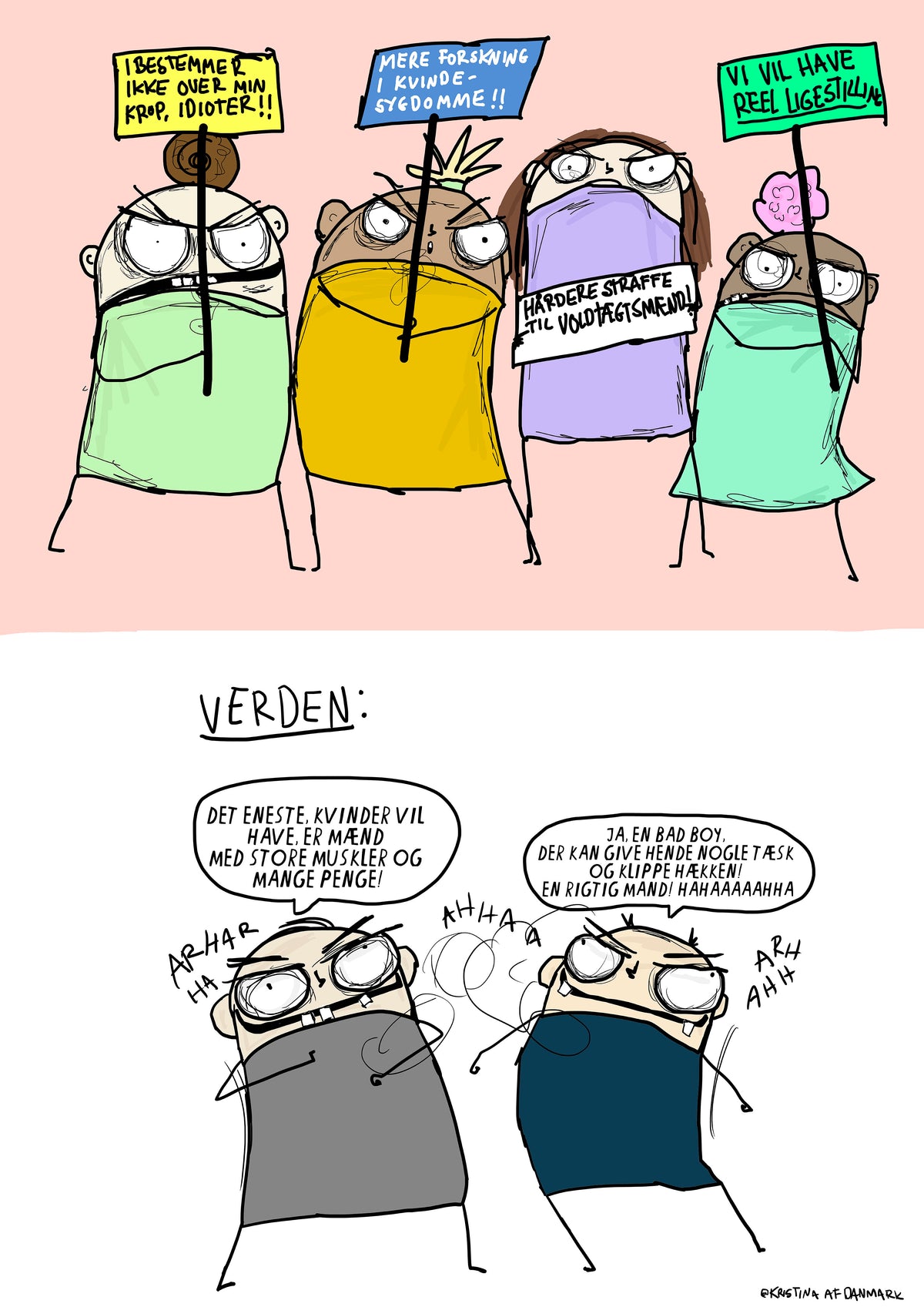 MINIPRINT / KVINDER VS VERDEN