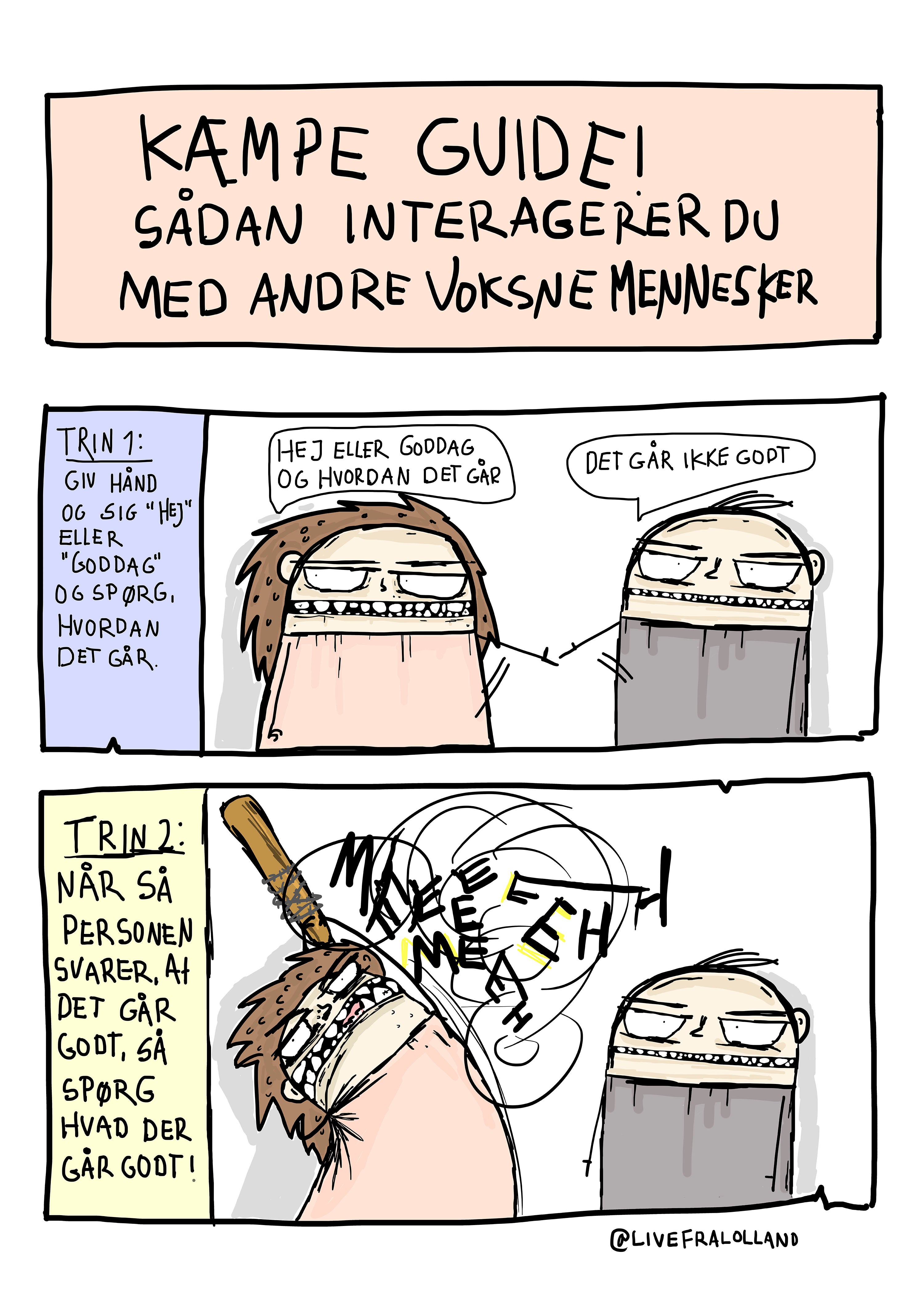 SIGNERET MINIPRINT / SÅDAN INTERAGERER DU MED ANDRE VOKSNE MENNESKER