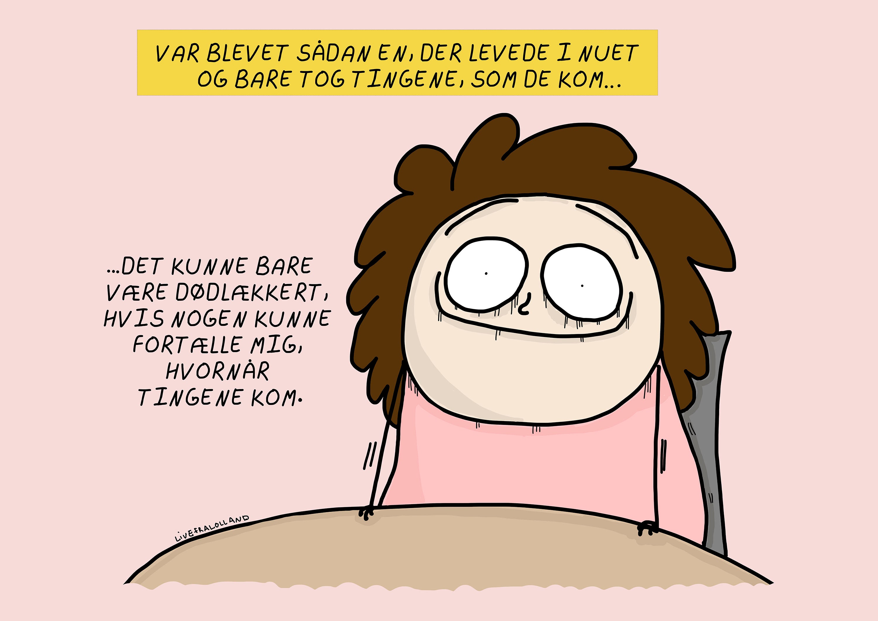 TAGER TINGENE SOM DE KOMMER