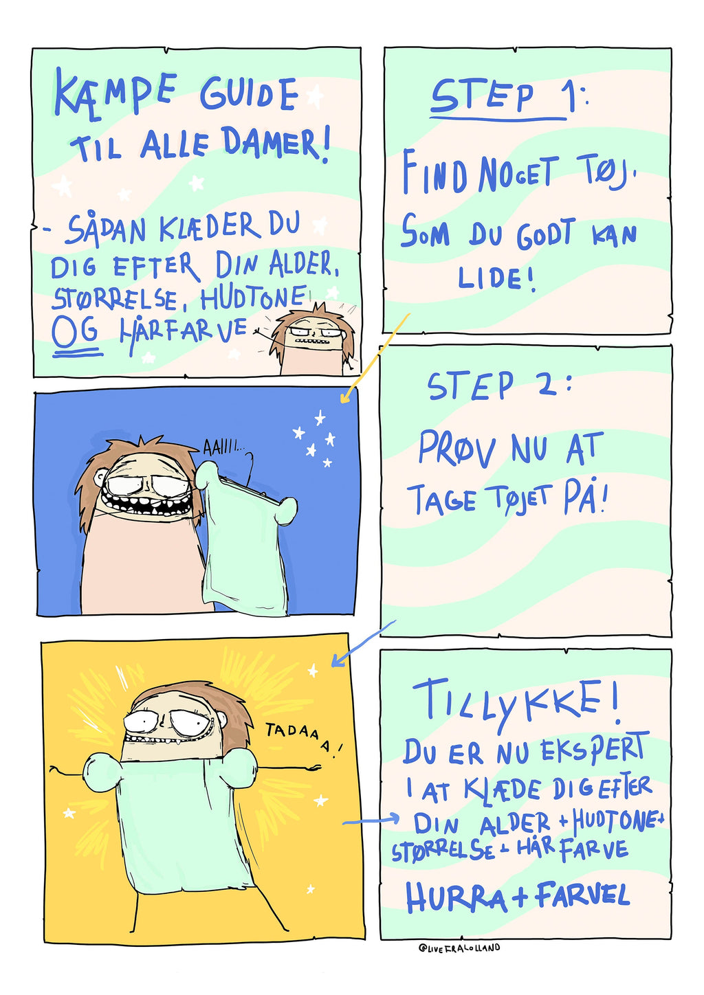 ORIGINALTEGNING / SÅDAN KLÆDER DU DIG ...
