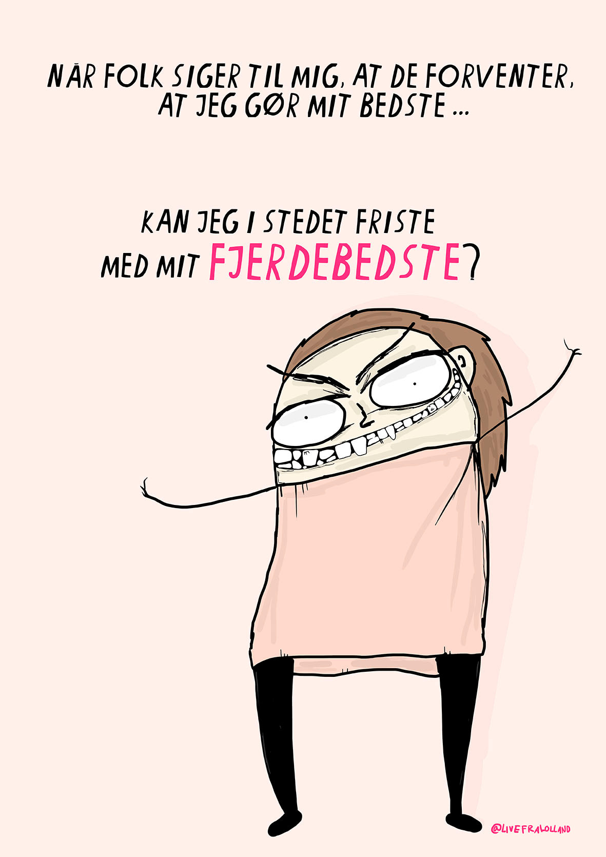 SIGNERET MINIPRINT (14,8 X 21 CM) // MIT FJERDEBEDSTE