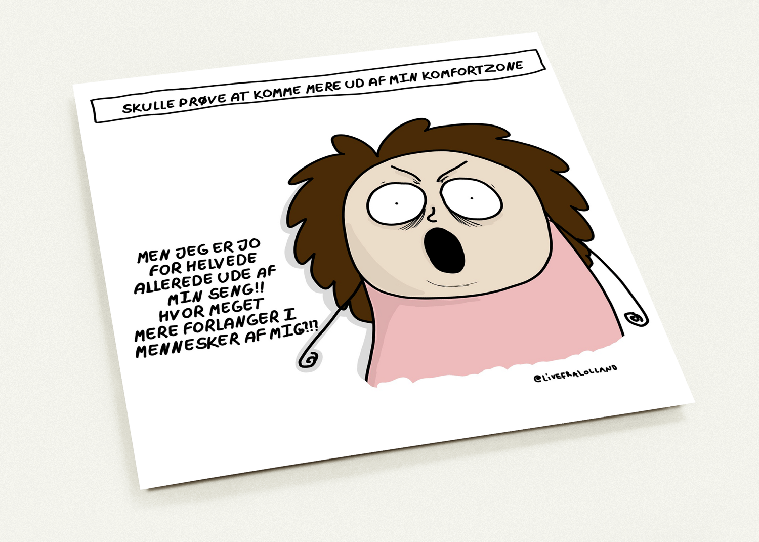 KVADRATISK KORT (14,1 X 14,1 CM) // KOMFORTZONEN