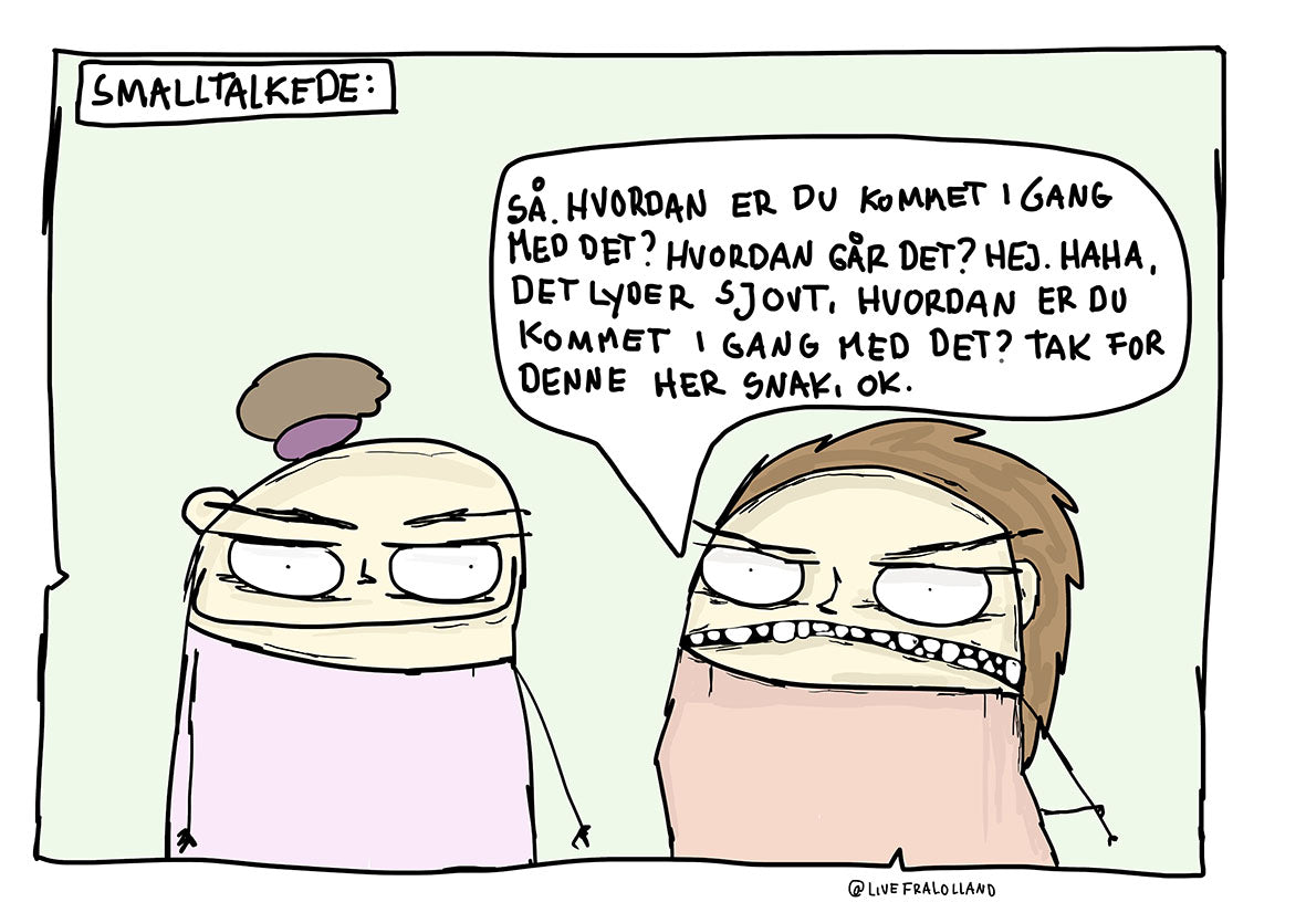 SIGNERET MINIPRINT (14,8 X 21 CM) // SMALLTALKEDE
