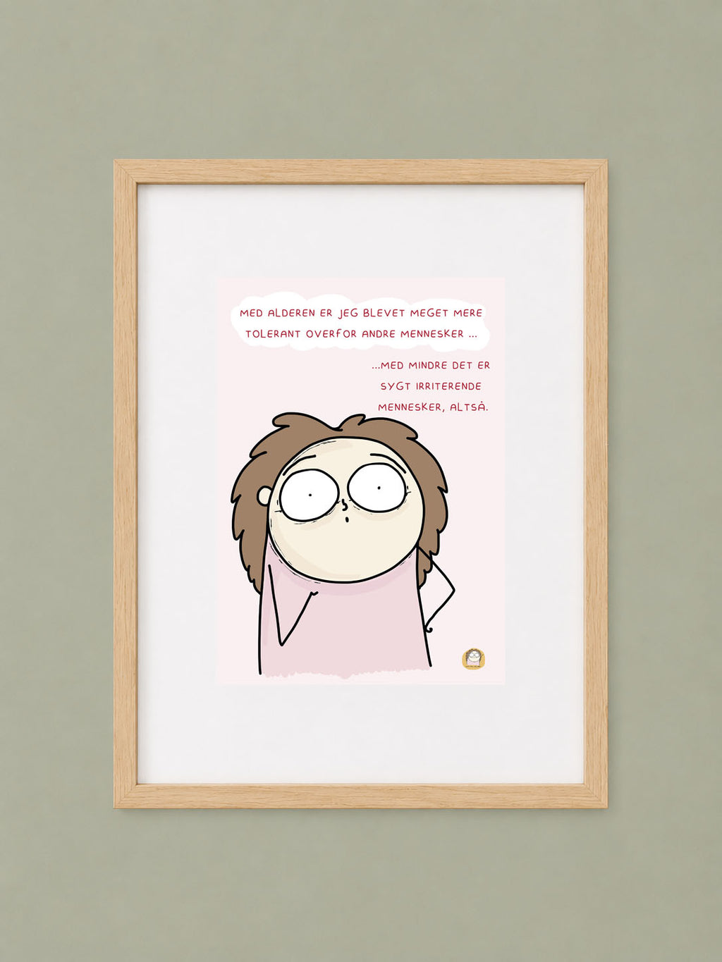 SIGNERET MINIPRINT (14,8 X 21 CM) // MERE TOLERANT
