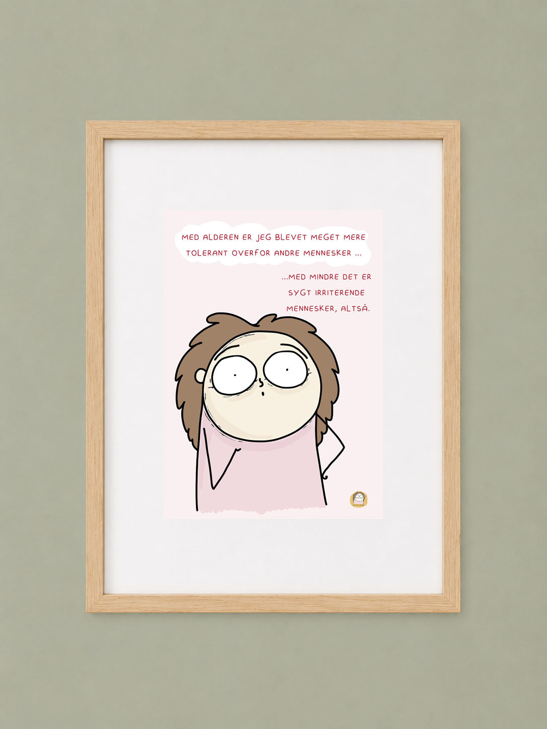 SIGNERET MINIPRINT (14,8 X 21 CM) // MERE TOLERANT